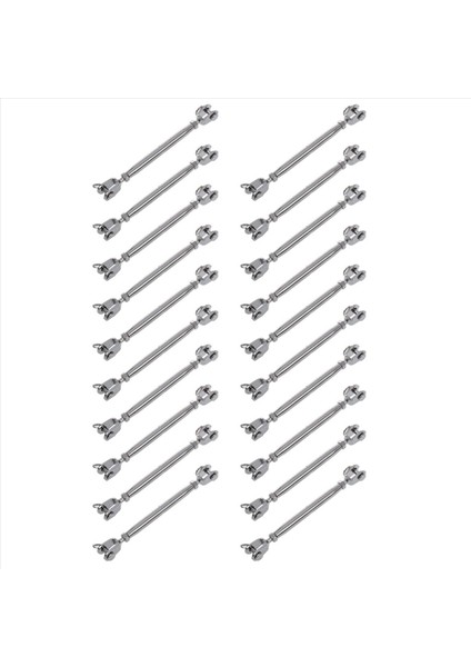 20X 304 Paslanmaz Çelik Desteği Vidası Kapalı Vücut Çene Çene Turnik (Yurt Dışından)