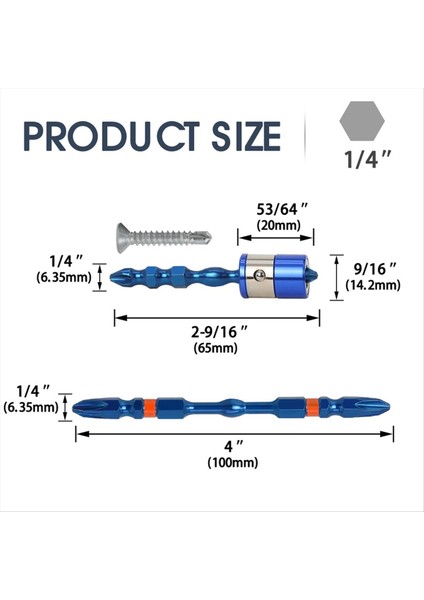 Ph2 x K5 Kaçan Önleyici Boyunma Bitki Seti Elektrik Bit Çift Bit Elektrik Matkap Bit (Yurt Dışından) indirimleri