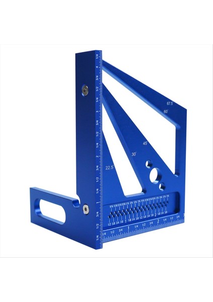 Ahşap Işleme Ölçüm Cetveli 22 5/30/45/60/67 5 Degree Square Cetvel Restantı Mühendis Carpenter Çizim-Mavi Inç Için (Yurt Dışından) fırsatları