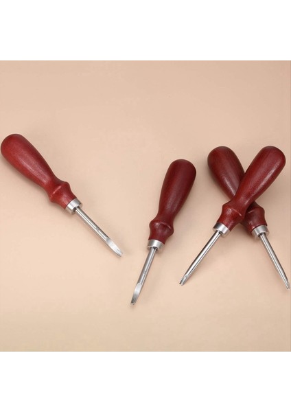 El Dikişli Deri Zanaat Paketi Dıy Craft Deri 4pcs Alet Seti Için Uygundur (Yurt Dışından) indirimleri