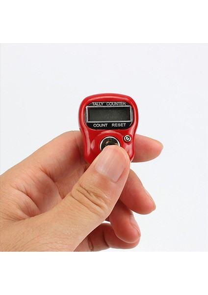 6x LCD Parmak El Yüzüğü Örgü Sırası Taksit Sayaç Pedometresi Dijital El Taliye Karşı Renk (Yurt Dışından) fırsatları