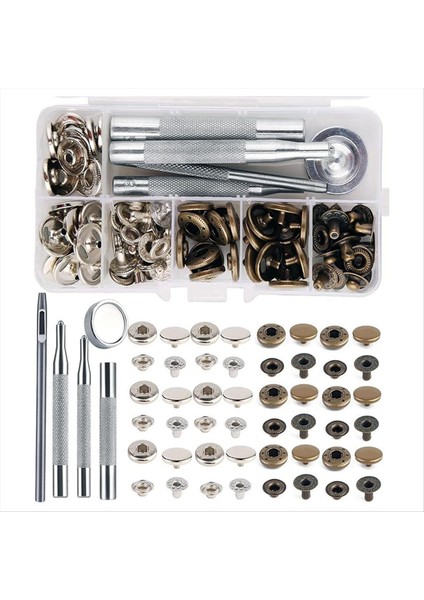 Deri Çalışma Kiti Deri Deri Çalışma Aletleri Prong Yumruk Setleri Dikiş Punching Kesme Için Saklama Kutusu (Yurt Dışından)