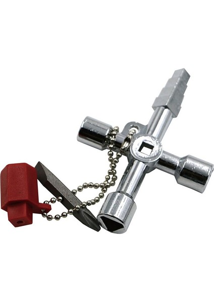 2pcs Evrensel Anahtar Anahtarı 4 Iç 1 Kontrol Kabini Anahtarı Su Elektrik Ölçer Radyatör Asansörü Için Kare Üçgen Anahtar (Yurt Dışından) fiyatları