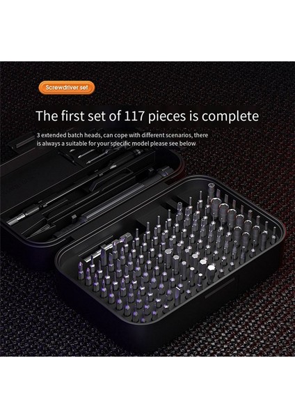 150 In1 Çok Fonksiyonlu Hassas Tornavida Set Cep Telefonu Bakım Aracı Alüminyum Tutucu Dayanıklı Sökme Aracı (Yurt Dışından) fiyatları