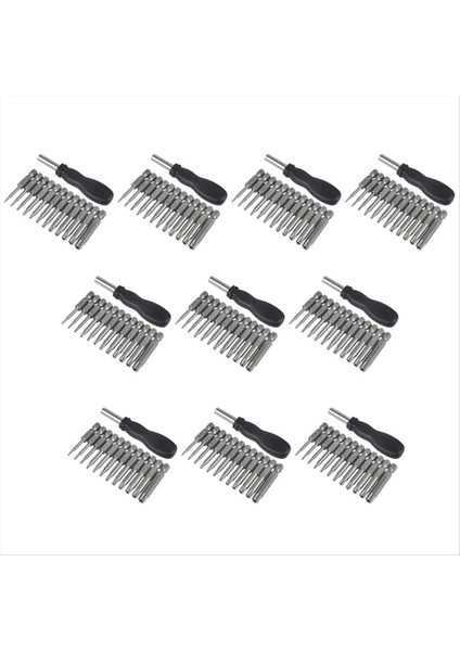 120 Paket Torx Kafa Tornavida Bit Seti 1/4 Inç Hex Shank T5-T40 Yıldız Tornavida Alet Kiti 1 Paket Tutma (Yurt Dışından)
