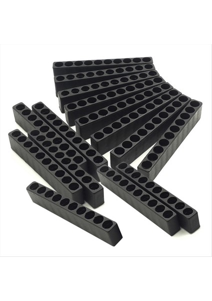 15PCS 10 Delik Hex Shank Tornavida Biti Tutucu Plastik Kafa Depolama Matkap Standı Güç Aksesuarları (Yurt Dışından)