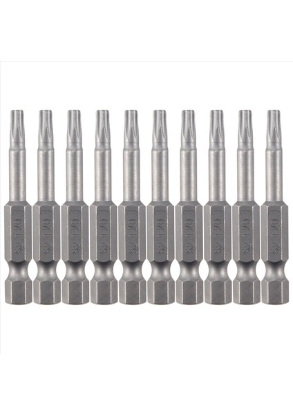 6 3mm Altıgen Şey 4mm T20 Manyetik Uç Torx Tornavida Bitleri 10 Pc (Yurt Dışından)