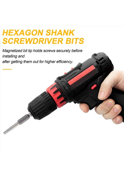 6 3mm Altıgen Şey 4mm T20 Manyetik Uç Torx Tornavida Bitleri 10 Pc (Yurt Dışından) fırsatları