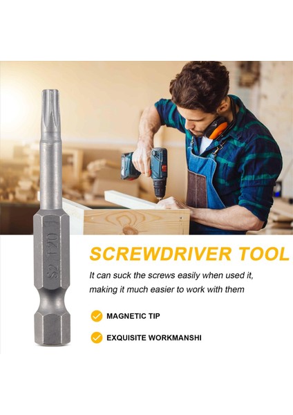 6 3mm Altıgen Şey 4mm T20 Manyetik Uç Torx Tornavida Bitleri 10 Pc (Yurt Dışından) indirimleri