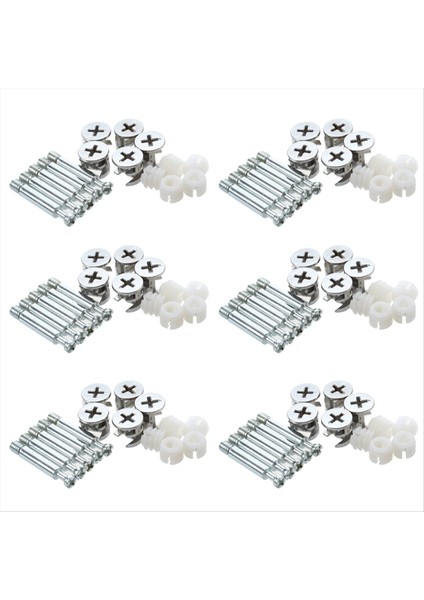 Dübel ve Önceden Yerleştirilmiş Somun ile Mobilya Kamerası Takma (30 Set) (Yurt Dışından)