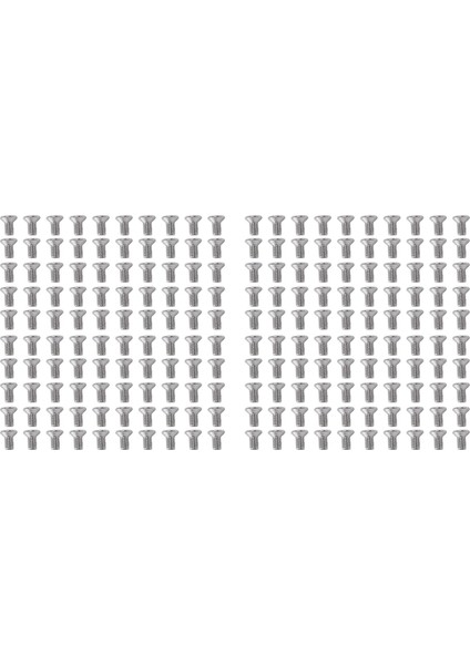 M3 x 6mm Phillips Düz Head Countersunk Cıvatalar Makine Vidaları 200 Pcs (Yurt Dışından)