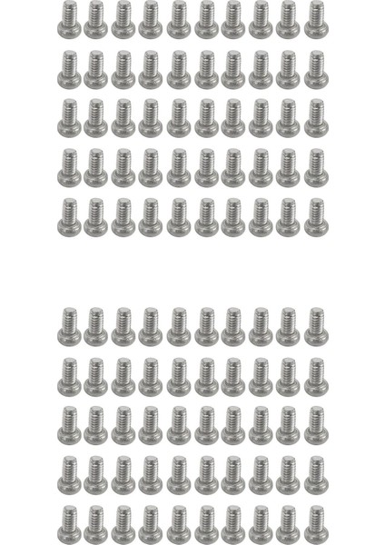 120PCS M2 x 4mm 304 Paslanmaz Çelik Phillips Yuvarlak Kafa Vidaları Cıvatası (Yurt Dışından)