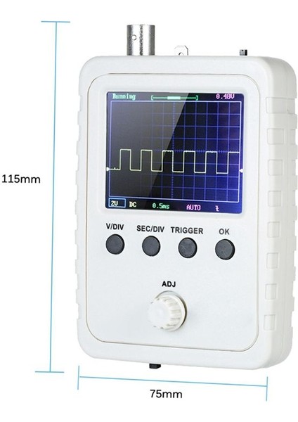 Mini Osiloskop El Tipi Dijital Osiloskop 0-200KHZ Bant Genişliği ile 1m Örnekleme Oranı Prob Ab Fişi ile (Yurt Dışından) indirimleri