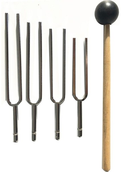 4pcs Doğru Frekans 256Hz 320Hz 384Hz 512Hz Müzik Ayarlama Çatal Set Müzik Düz Çatal Ölçüm Göstergesi Çekiçle (Yurt Dışından) modelleri