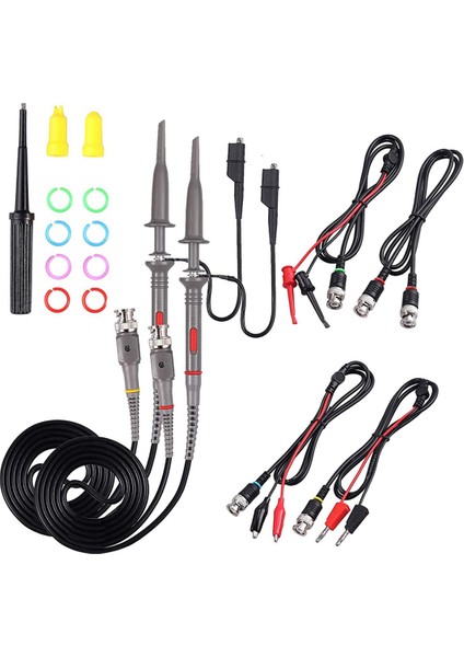 Kurşun Kitini Test Etmek Için Bnc ile Aksesuarlar Kiti 100MHZ Osiloskop Klipsli Probes (Yurt Dışından) modelleri