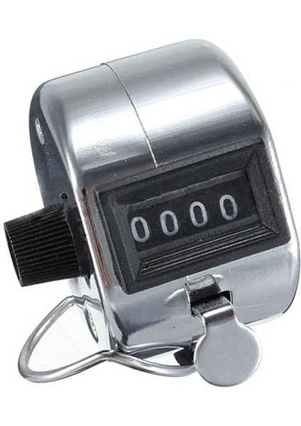 8pcs Metal El Hand Tally Counter Sayım Sayaçları 4 Haneli Palm Golf Clicker Club (Yurt Dışından) fiyatları