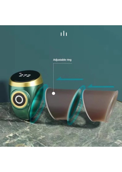 El Pres Dijital Sayım Karşı Etnik Stil Taşınabilir Noktalar Şarj Edilebilir Halka Fikir Tally Counter-B (Yurt Dışından) fırsatları