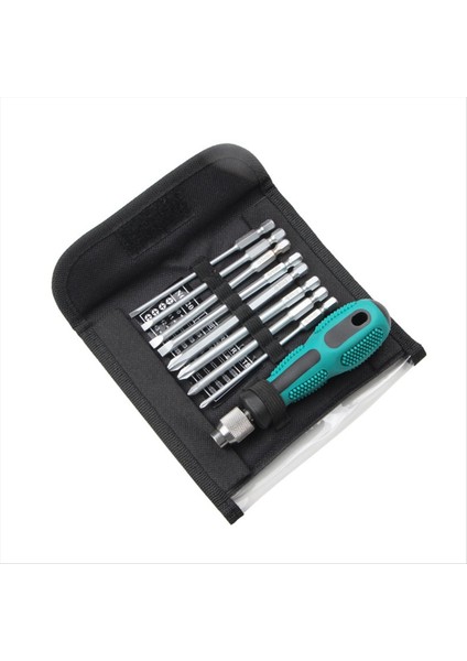 9-1 Arada Tornavida Seti Bakım Aletleri Sekiz Bit Tornavida Taşınabilir Set Taşıma Torbası (Yurt Dışından)