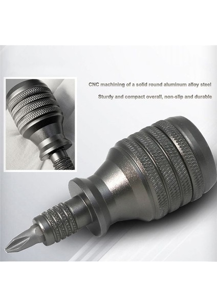 Mini Tornavida Titanyum Kolu S2 Özel Şekilli Tornavida 1/4 Inçlik Ev Bakım Aracı (Yurt Dışından)