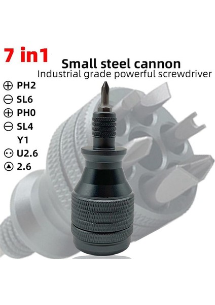 Mini Tornavida Titanyum Kolu S2 Özel Şekilli Tornavida 1/4 Inçlik Ev Bakım Aracı (Yurt Dışından) fırsatları