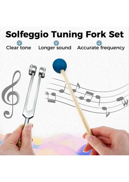Tuning Fork Seti Otto128Hz Çakra Ses Terapisi Vücut Zihin Ruhu Uyum Içinde Tutma Taban Vidaları ile (Yurt Dışından) fiyatları