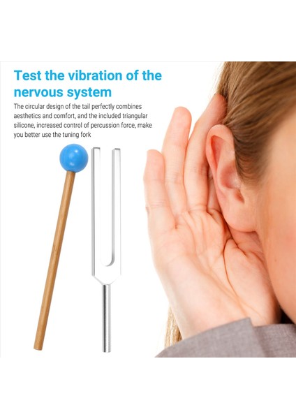 432 Hz Hammer ile Çatal Tuning Çatal Ses Iyileştirme Terapisi ve Yoga Alüminyum Alaşım Ayarlama Çatal Gümüş (Yurt Dışından) fırsatları