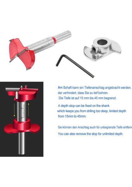 2x Gizli Menteşe Jig Forstner Bit SETS-35MM Menteşe Deliği Kabine Menteşeleri ve Montaj Plakaları Için (Yurt Dışından) modelleri