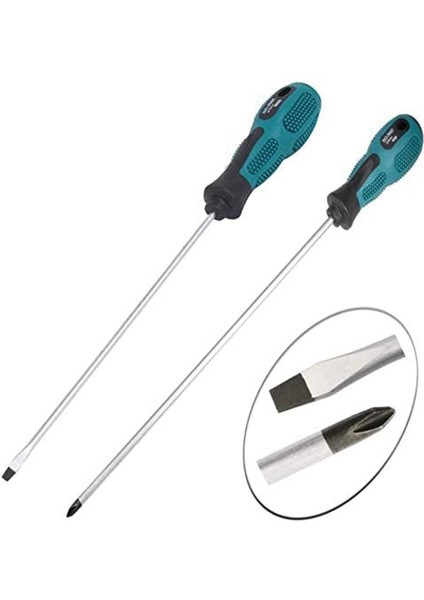 Penggong 4pcs 12 Inç Uzunluğunda Oluklu ve Phillips Tornavida Seti Lastik Saplı Manyetik Tornavida Seti (Yurt Dışından) fırsatları