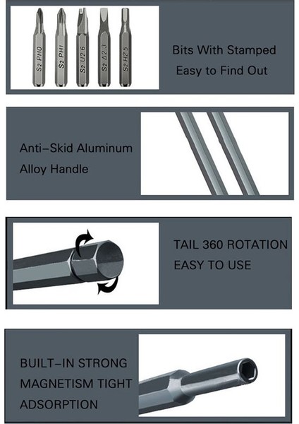 25 1 Arada Tornavida Seti Çok Fonksiyonlu Hassas Tornavida (Yurt Dışından) fırsatları