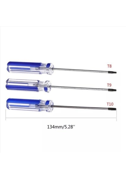 6x T8/T9/T10 Tercaborel Döyel Tornavida Güvenlik Torx Sürücü Sökme Xbox Ps3 (Yurt Dışından)