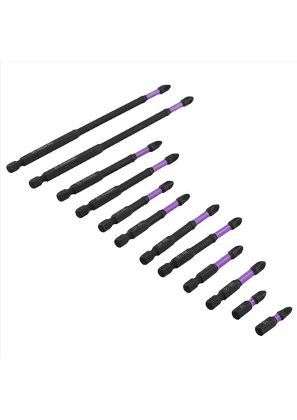 12PCS 25-150MM Manyetik Darbe Bit Kayma Anti-Kayma Tornavida Biti Elektrikli Sondaj Için Set (Yurt Dışından) fiyatları