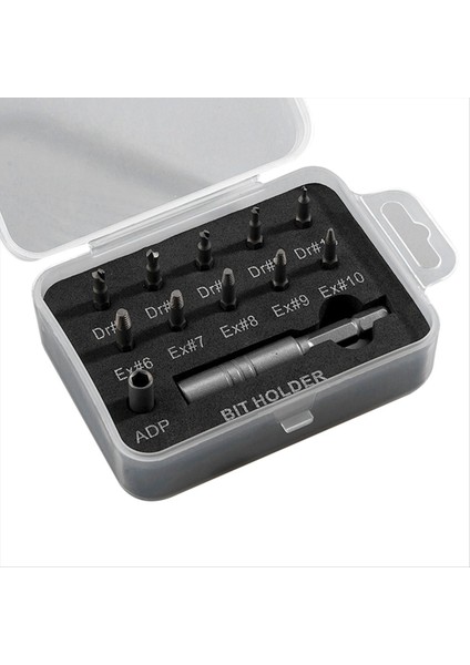 12 Adet Kırık Baş Vidalı Çıkarıcı Alet Araba Onarımı Için Paslanmış ve Hasarlı Cıvataları Çıkarmak Için Set (Yurt Dışından)