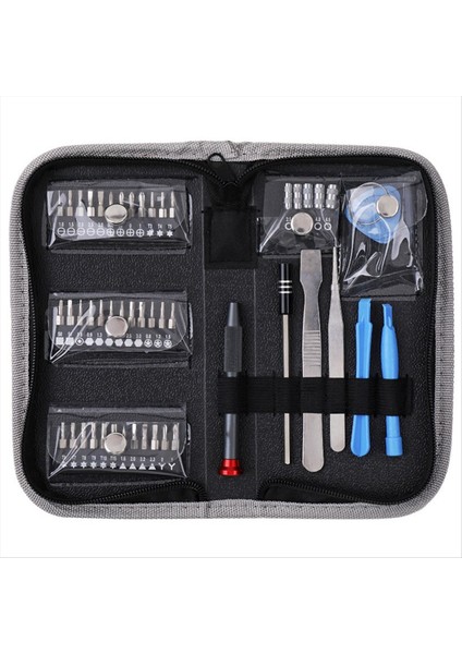 49 Parça Telefon Bakım Aracı Set Seti Çiçeği Şeklinde Üçgen Hassas Tornavida Seti (Yurt Dışından)