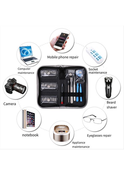 49 Parça Telefon Bakım Aracı Set Seti Çiçeği Şeklinde Üçgen Hassas Tornavida Seti (Yurt Dışından) fırsatları