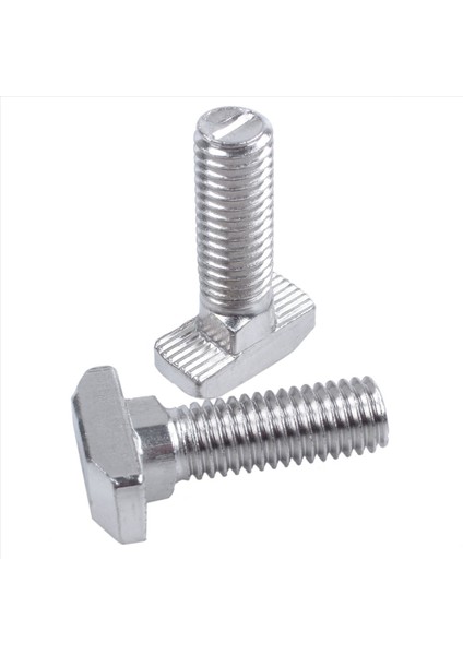 M8 Iplik T-Yuvası Açılış Saplama Sürgülü Vidalı Cıvata Gümüş Ton 15 Adet (Yurt Dışından) fırsatları