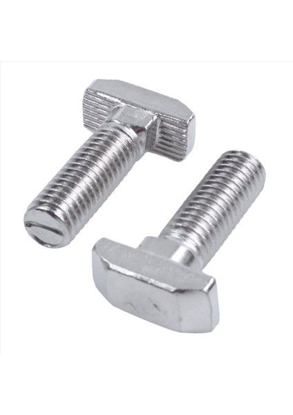 M8 Iplik T-Yuvası Açılış Saplama Sürgülü Vidalı Cıvata Gümüş Ton 15 Adet (Yurt Dışından) indirimleri