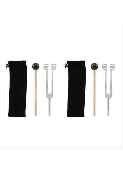 2x 256Hz 256C Alüminyum Alaşım Ayarlama Çatal Sinir Sistemi Için Çekiçli Ses Iyileştirme Terapisi Sağlık Hizmetleri (Yurt Dışından)