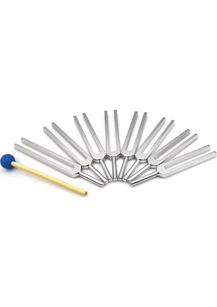 Çakra Seti Için Tuning Fork 8 Tuning Forkks+1 Mallet Tuning Forkh Ahşap Kutu Hemşirelik ve Müzik Öğrencileri Için Set (Yurt Dışından) indirimleri