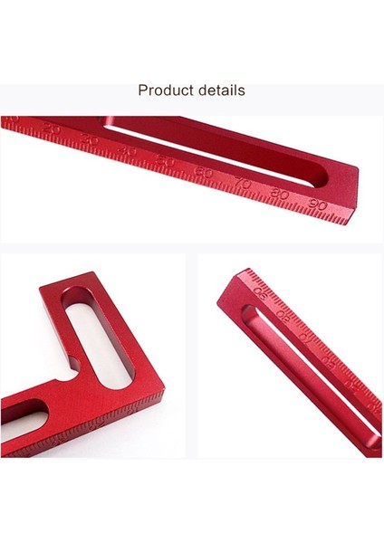 Alüminyum Alaşım Ahşap Işleme Fikstürü 90 Derece Hassas Kenetleme Kare Sağ Açılı Kelepçeler Köşe Konumlandırma Cetveli (Yurt Dışından) fiyatları