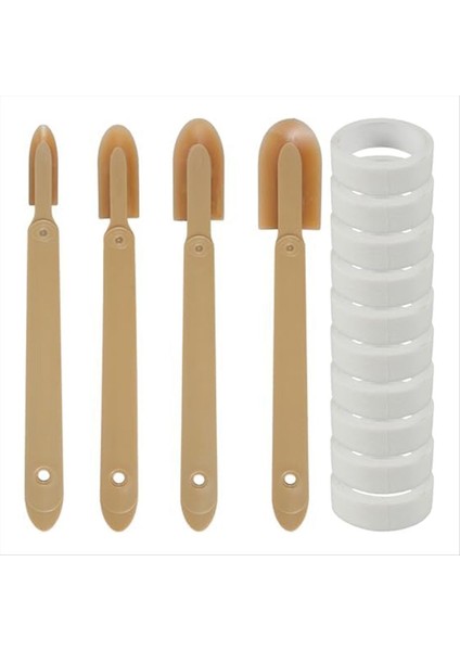 4pcs Kauçuk Kaldırma Aracı Kalafat Spatulas Kalafat Sonu Aracı Fayanslar Için Kalafat Çıkma Aracı Lavabo Ortak Süpürge A (Yurt Dışından)