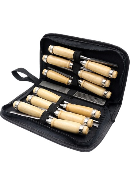 Ahşap Heykel Aracı Oyma Aracı Ahşap Odun Üzerine Gravür Için Kesici Dosyalı 14 Parçayı Setle (Yurt Dışından)