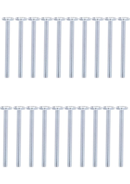 20PCS M8X100MM T-S-S-S-S-Stıgıng Vidaları 30 Serisi Track T-Yuvası Ahşap Işleme Aracı (Yurt Dışından)