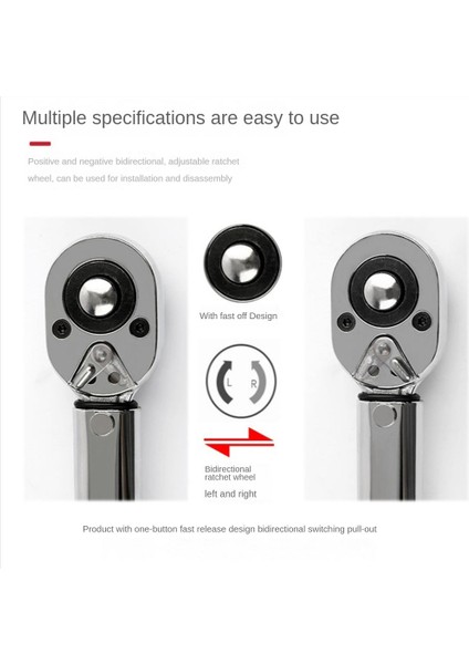 1/2in Tork Anahtarı - Çift Yönlü Ayarlanabilir Anahtar Seti Araba Tiretorque Anahtar Tork Kollu Mandal Hızlı Anahtar Aracı (Yurt Dışından) indirimleri