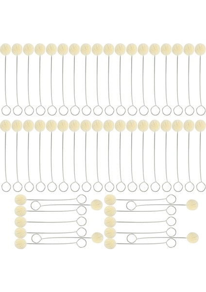 100 Adet Yün Daubers Top Fırça Deri Boya Dauber Boyama Aplikatörü Dıy El Sanatları Için Metal Saplı (Yurt Dışından) fiyatları