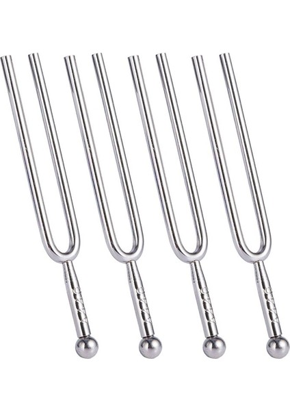 4x 440Hz Ton Paslanmaz Çelik Ayarlama Çatal Tuner Tunning Müzik Aleti Si (Yurt Dışından)