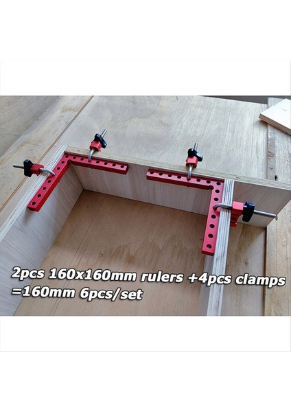 90 Derece Konumlandırma Kareler Dolaplar Için Ağaç Işleme Köşesi Kelepçesi Kelepçesi Kelepçe Aracı (Yurt Dışından)