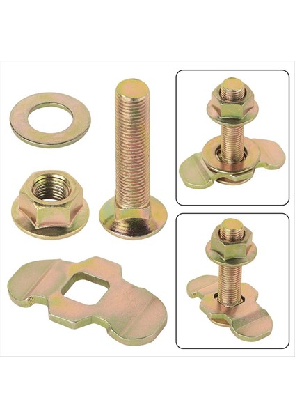 L Track Dişli Saplama Bağlantı Parçaları L Pist Rayları Altın ile Kullanılan L-Track Dişli Çift Saplama Pabucu Bağlantı Bağı Aşağı (Yurt Dışından) modelleri