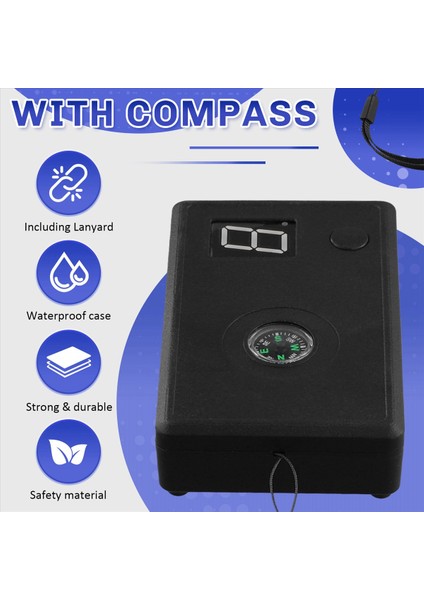 Pusula ile Ibadet Sayacı Smart Rakat Sayacı Çok Fonksiyonlu Taşınabilir Sayaç Siyah (Yurt Dışından) fırsatları