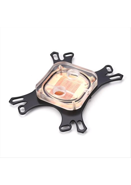 Evrensel Su Soğutma Bloğu Lga Için Bakır Soğutucu 775/1150/1155/1156/1366 Am3 Am2 Bakır Cpu Soğutucu (Yurt Dışından)