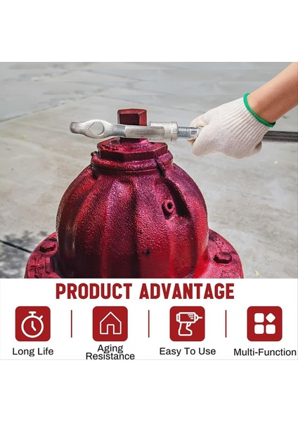 Ayarlanabilir Yangın Hidrant Anahtarı 1-1/2 Inç Ila 3 Inç 20 Inç Hidrant Anahtarı Ateş Fındıkları Sıkılaştırmak Için (Yurt Dışından) fiyatları